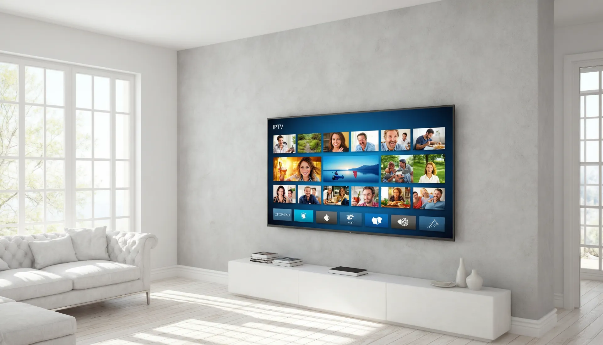 GermanTVIPTV – Modernes IPTV-Interface auf Smart TV mit deutschen HD-Sendern